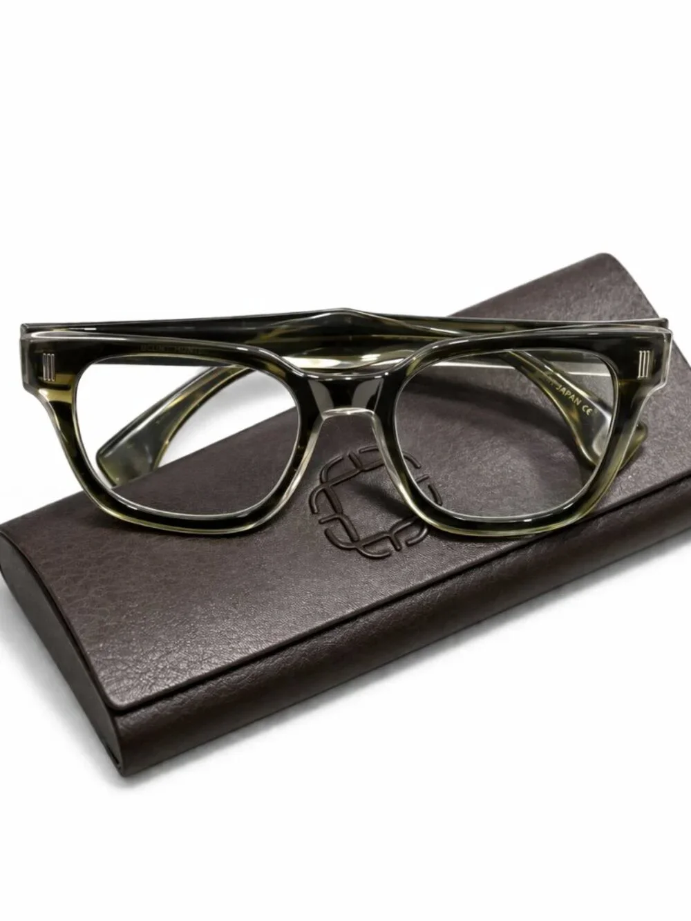 Blake Kuwahara Kesling Olive 51022 145 Full Rim Bold Oversized Square Eyeglasses